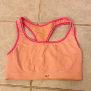 VSX Women's Coral and Pink Sports Bra